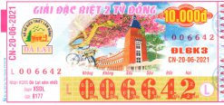 Mẫu vé số Đà Lạt 20-06-2021