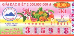 Mẫu vé số Tây Ninh 01-7-2021