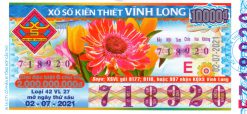 Mẫu vé số Vĩnh Long 02-07-2021