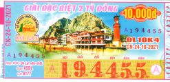 Mẫu vé số Đà Lạt ngày 24-10-2021