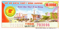 Mẫu vé số Bình Dương ngày 5-11-2021