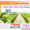 Mẫu vé số Bình Dương ngày 26-11-2021