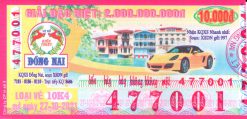 Mẫu vé số Đồng Nai ngày 27-10-2021