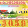 Mẫu vé số Tiền Giang ngày 21-11-2021