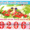 Mẫu vé số Trà Vinh ngày 26-11-2021