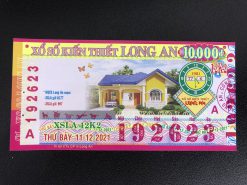 Mẫu vé số Long An ngày 11-12-2021