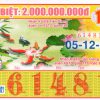 Mẫu vé số Tiền Giang ngày 05-12-2021