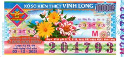 Mẫu vé số Vĩnh Long ngày 03-12-2021